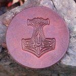 Untersetzer aus Leder