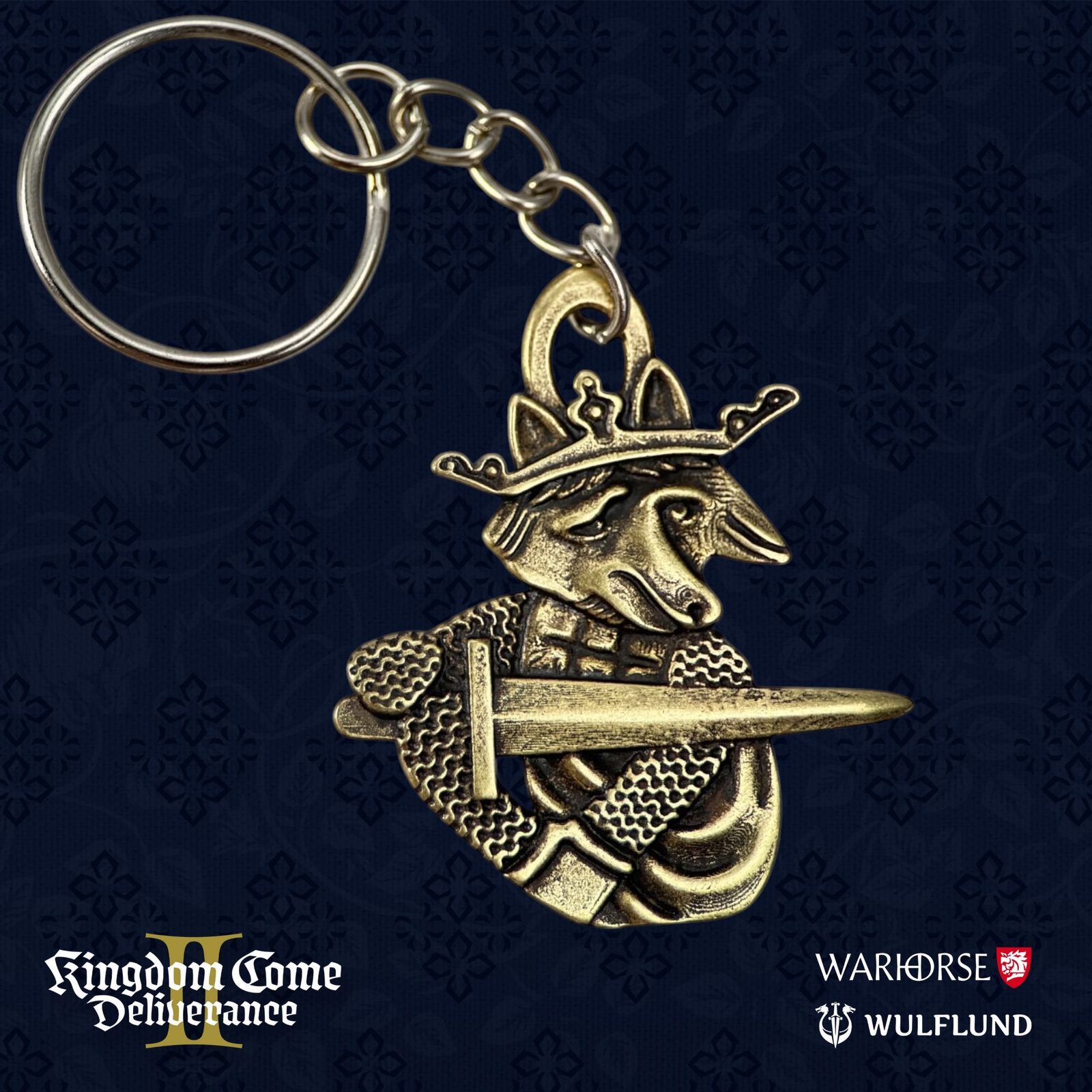 Red fox, key chain, Kingdom Come: Deliverance II, zinc Wulflund