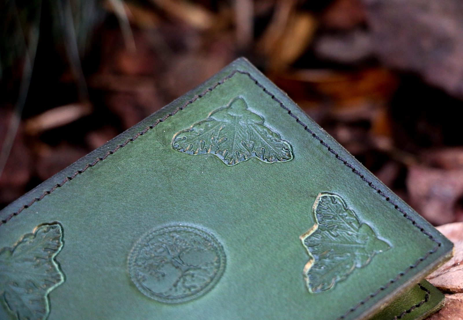 TREE OF LIFE, leather wallet Wulflund