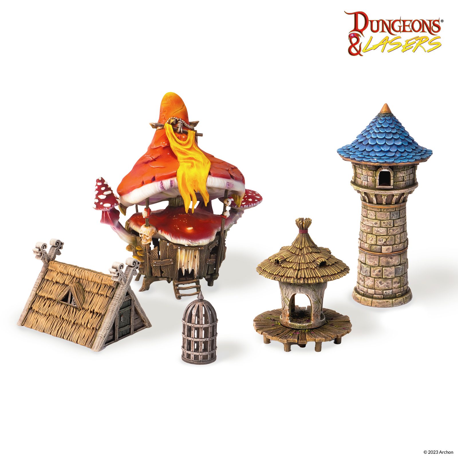Dungeons & Lasers: Village pack Wulflund