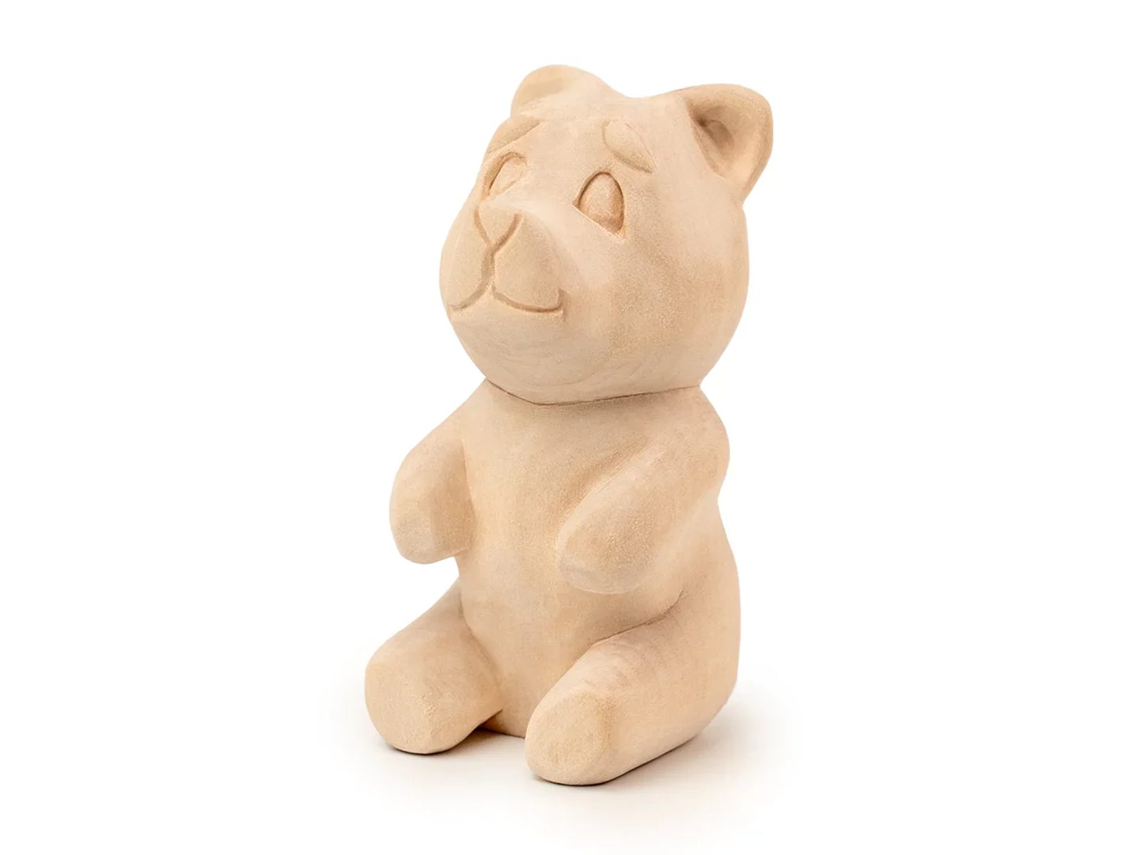 Kit De Sculpture Sur Bois Pour Débutants - Modèle Ours - BeaverCraft DIY05 - Couteau Inclus