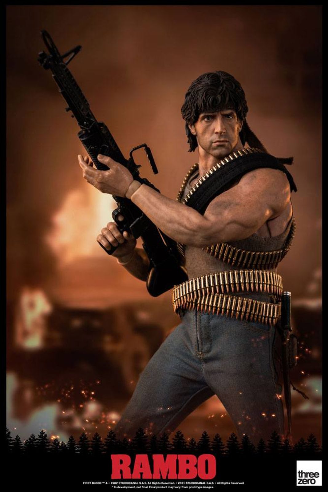 Rambo: First Blood Action Figure 1/6 John Rambo 30 cm Rambo Licensed ...