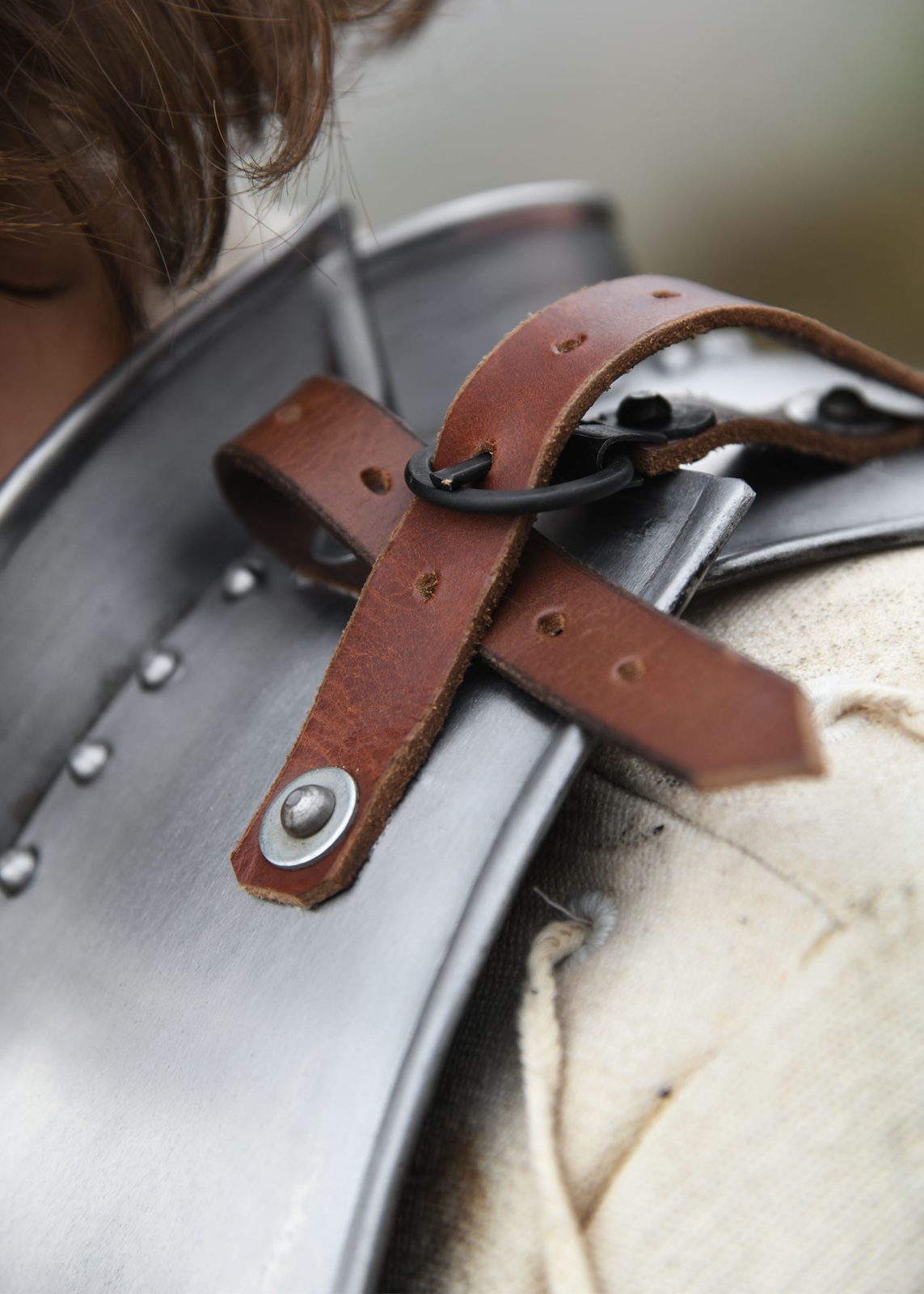 Medieval Gorget, 1.2 mm Steel Wulflund