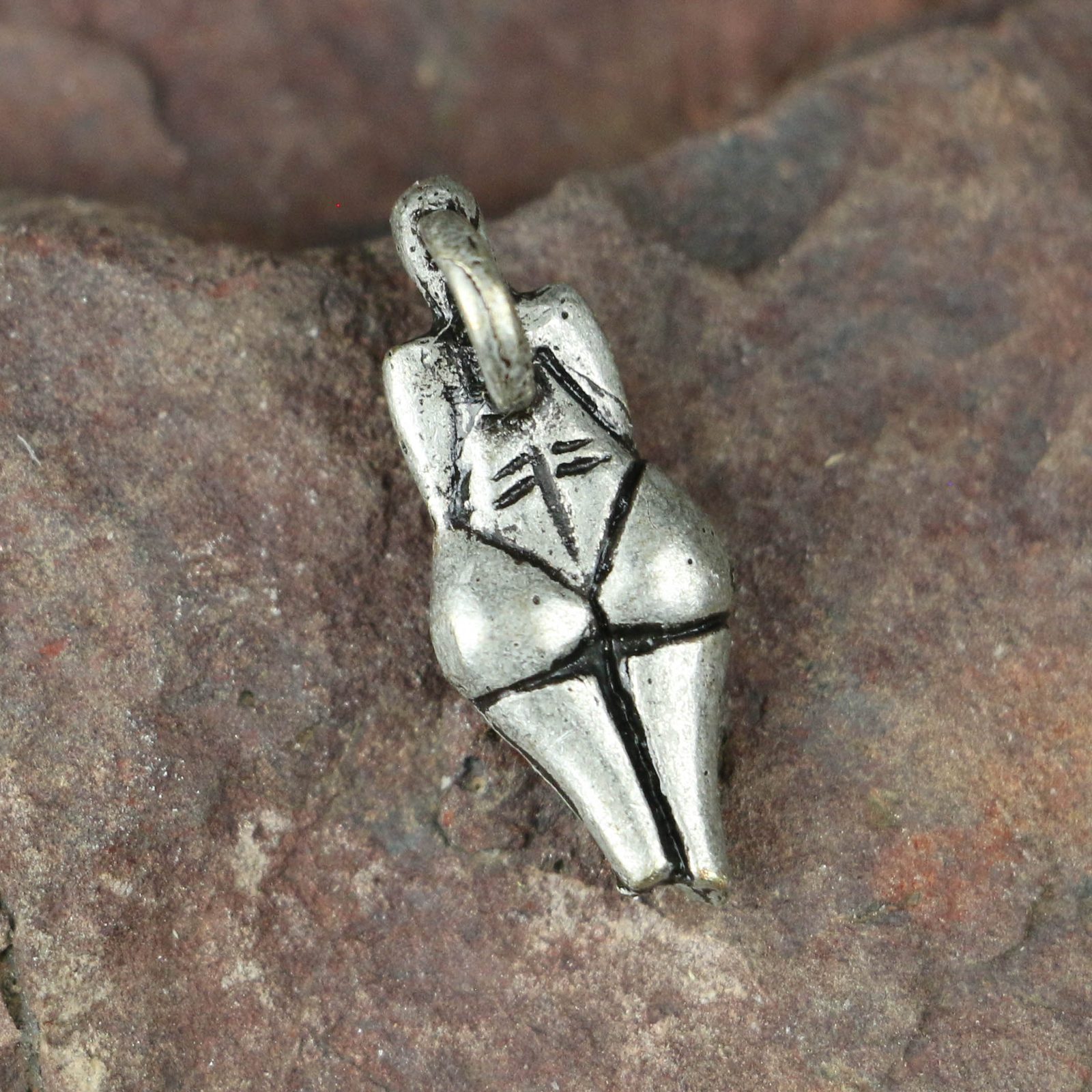 Venus of Dolní Věstonice, pendant, zinc antique silver Wulflund