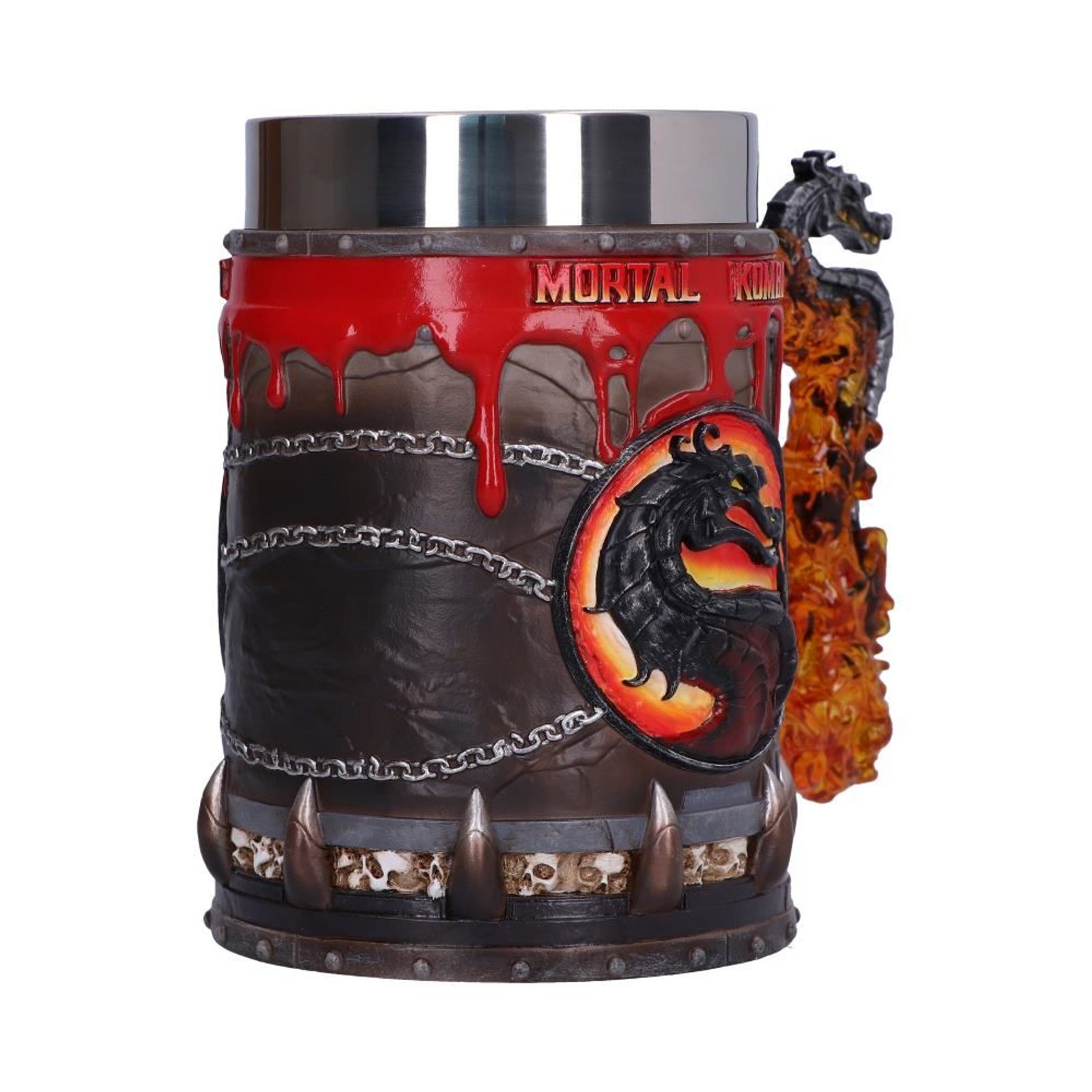 【ぺんたん】MK15th 缶バ Art By からながれ×43 Mortal Kombat Tankard 15.5cm Wulflund