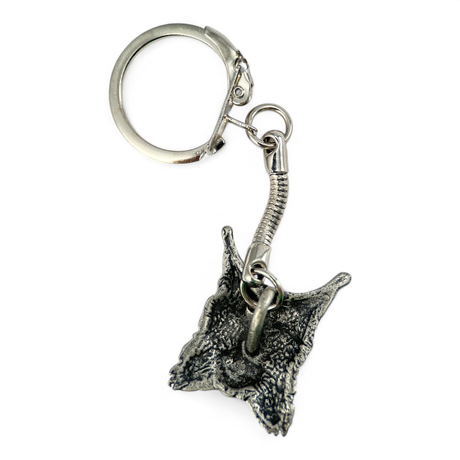 Lynx islander- Lynx, key chain zinc anti-silver Wulflund