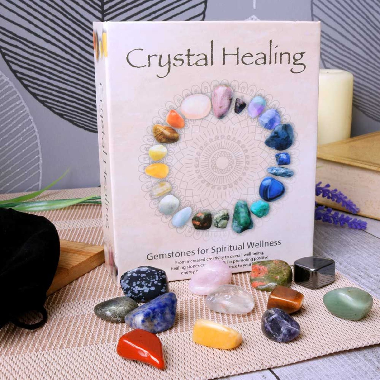 Crystal Healing Set of 12 Stones for Spiritual Wellness