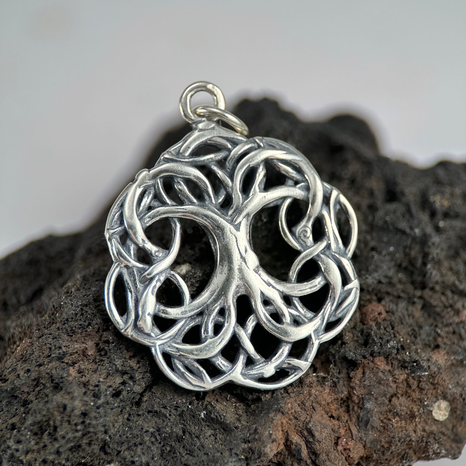 MEDWISE Urnen-Halskette Aus 925 Sterling Silber – Baum Des Lebens Anhänger Für Asche, Mit Kristall
