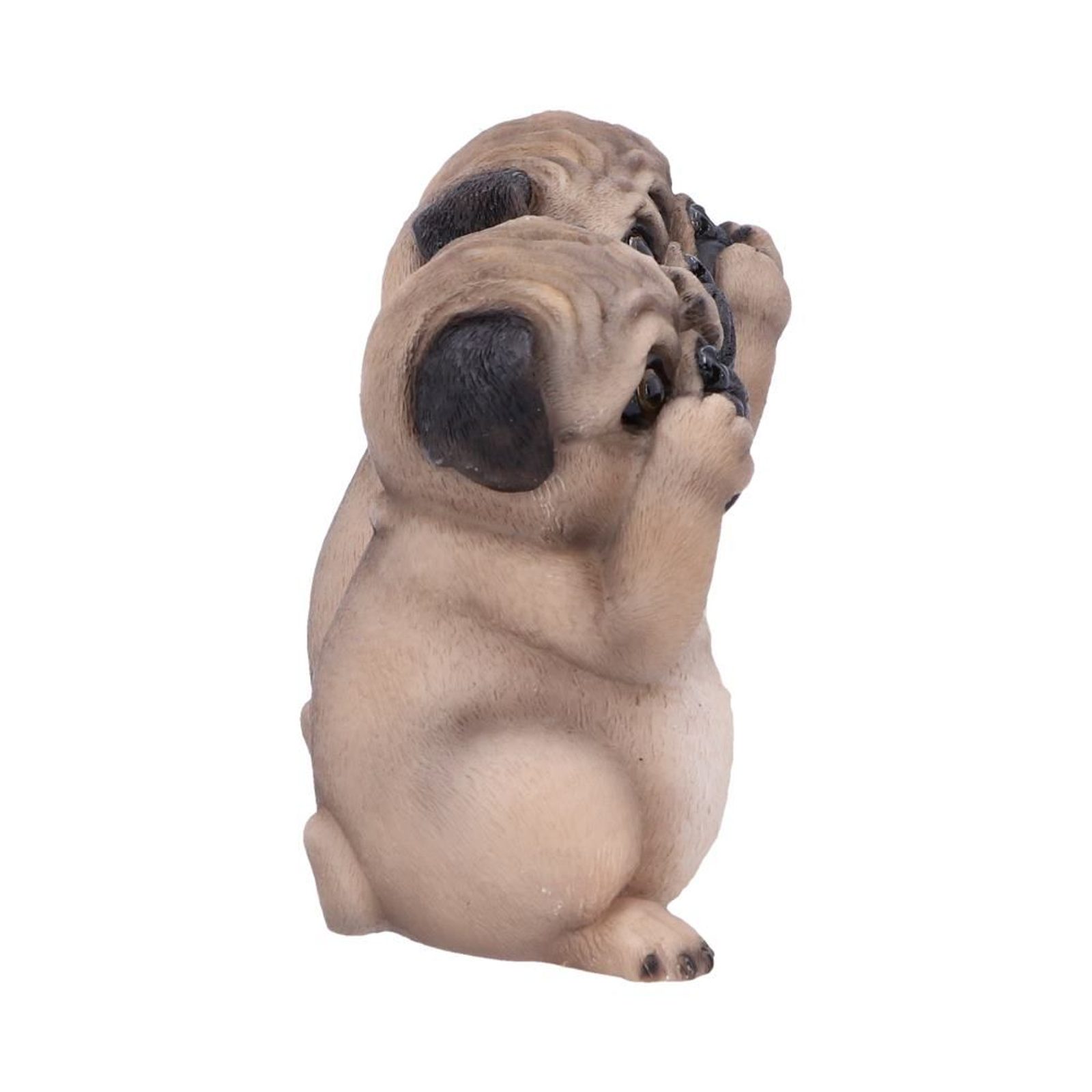 Three Wise Pugs 8.5cm Wulflund