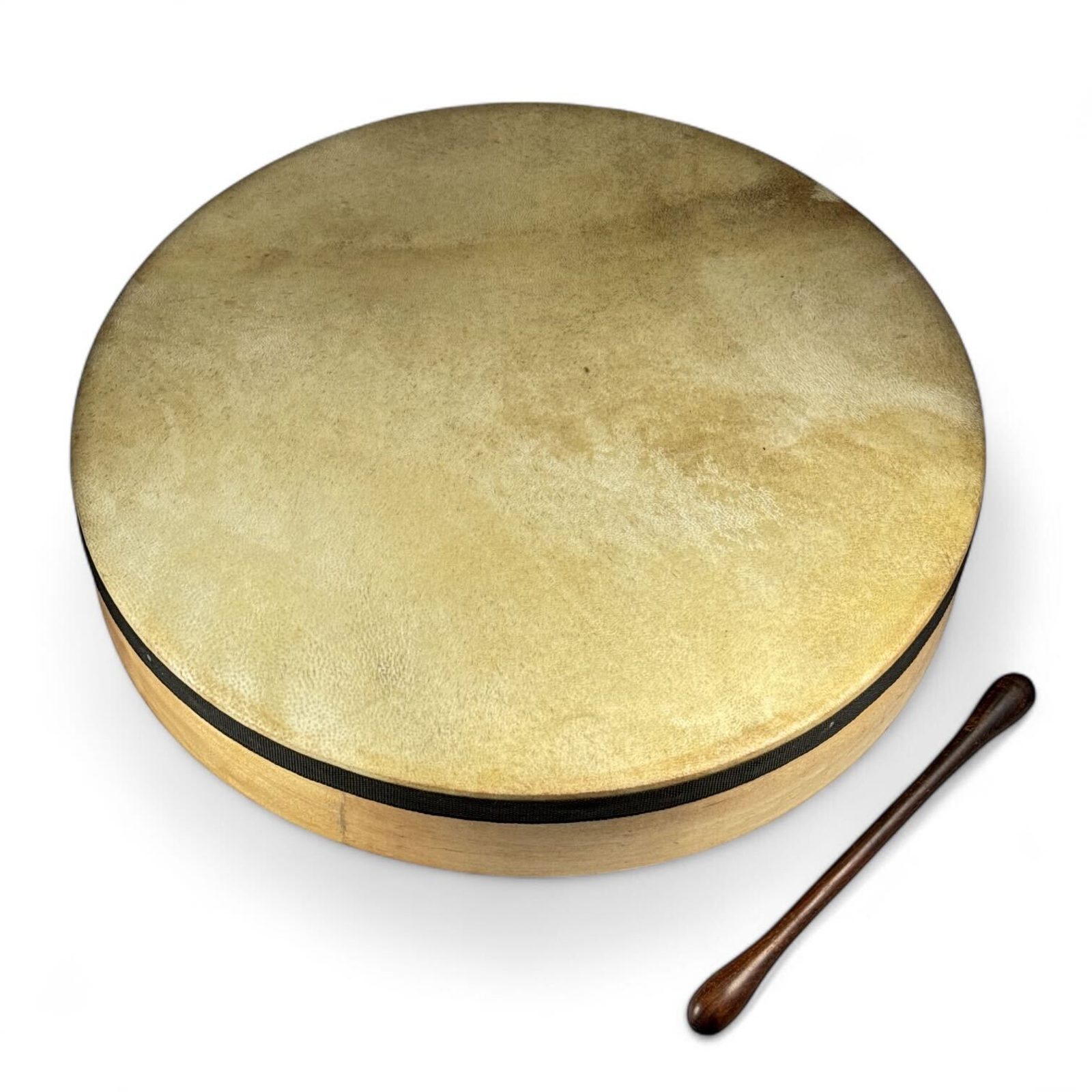 Bodhrán バウロン Bodhran, Irish frame drum with mallet Wulflund