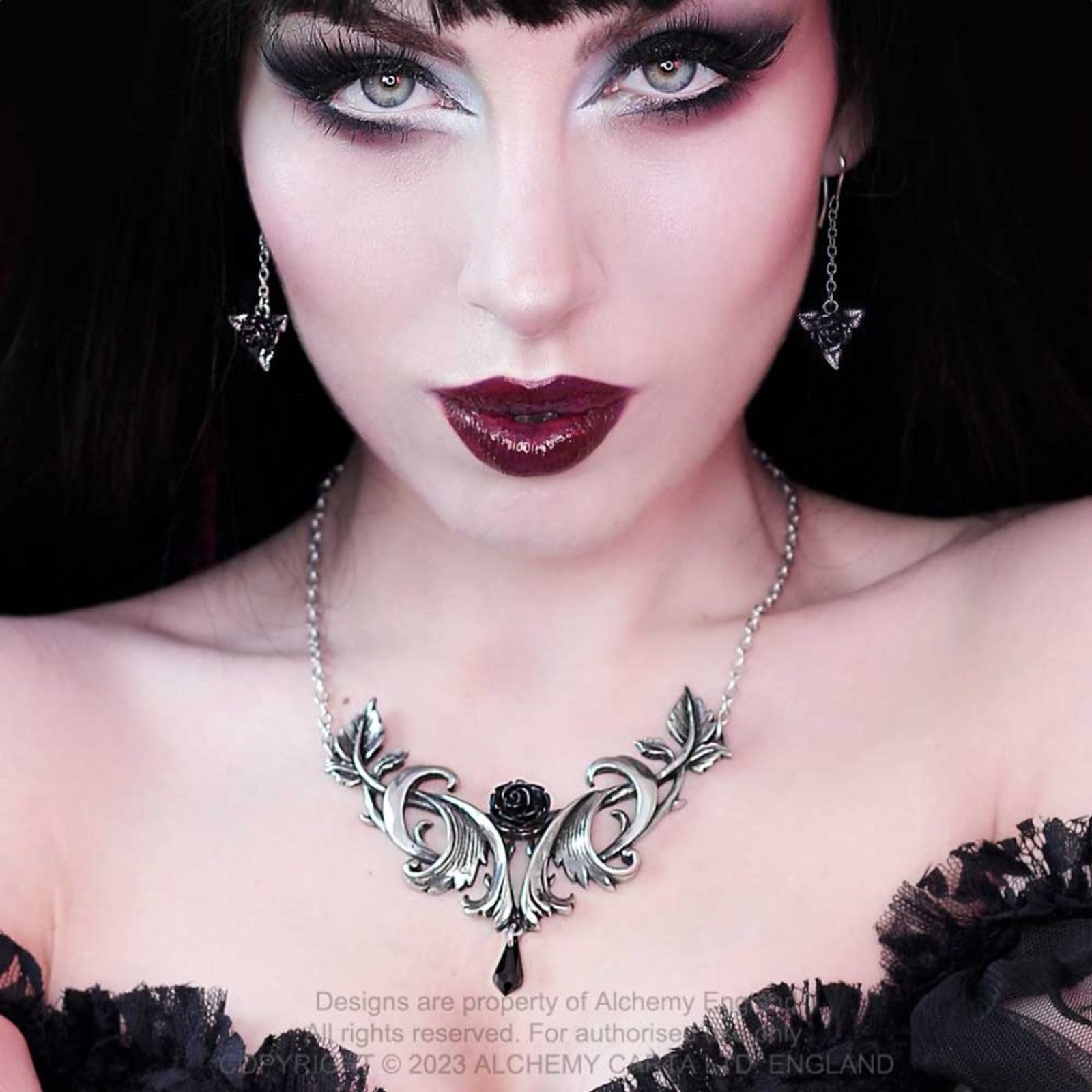 Baroque Rose, necklace, Alchemy England Wulflund