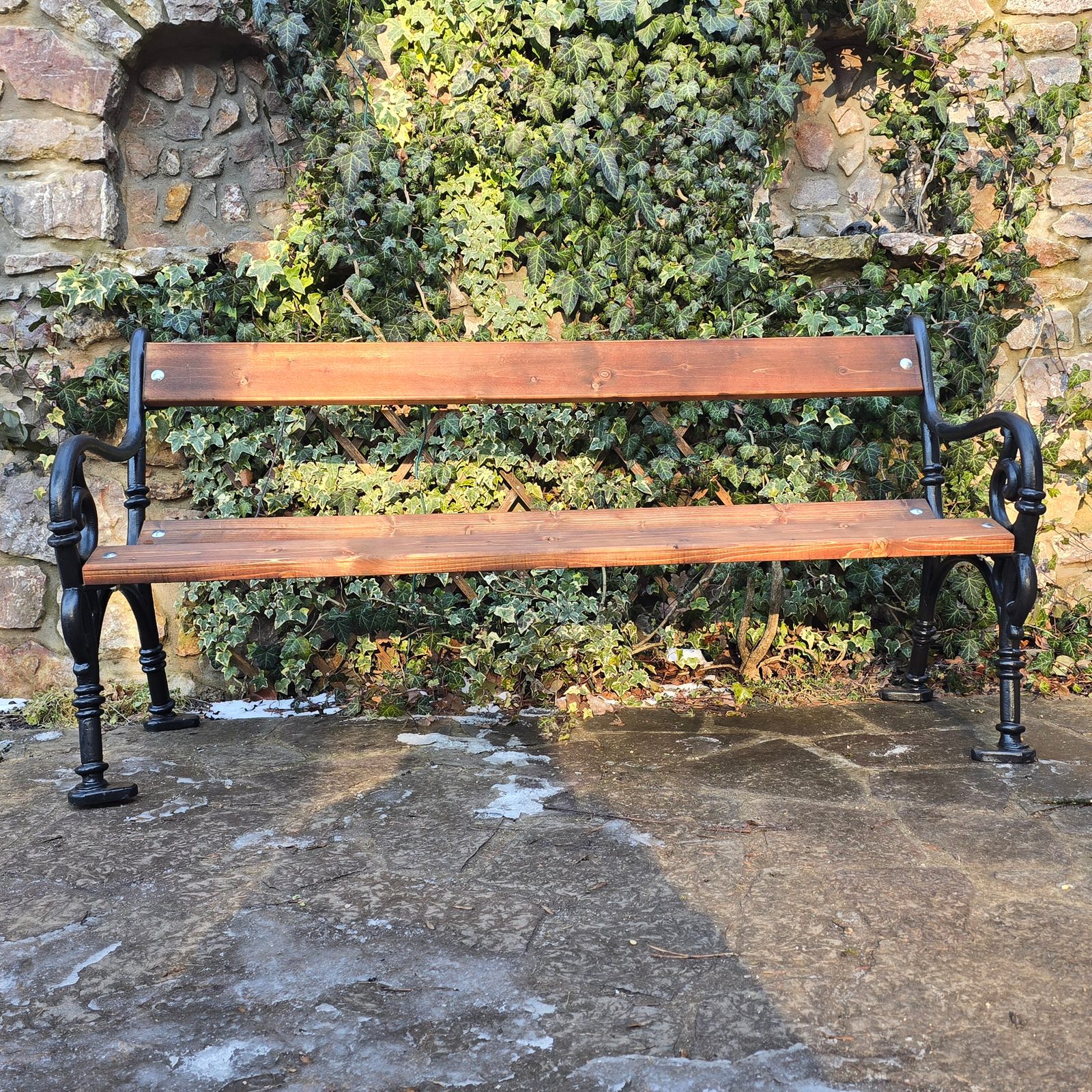 Castle Bench Chateau park bench, cast iron Wulflund