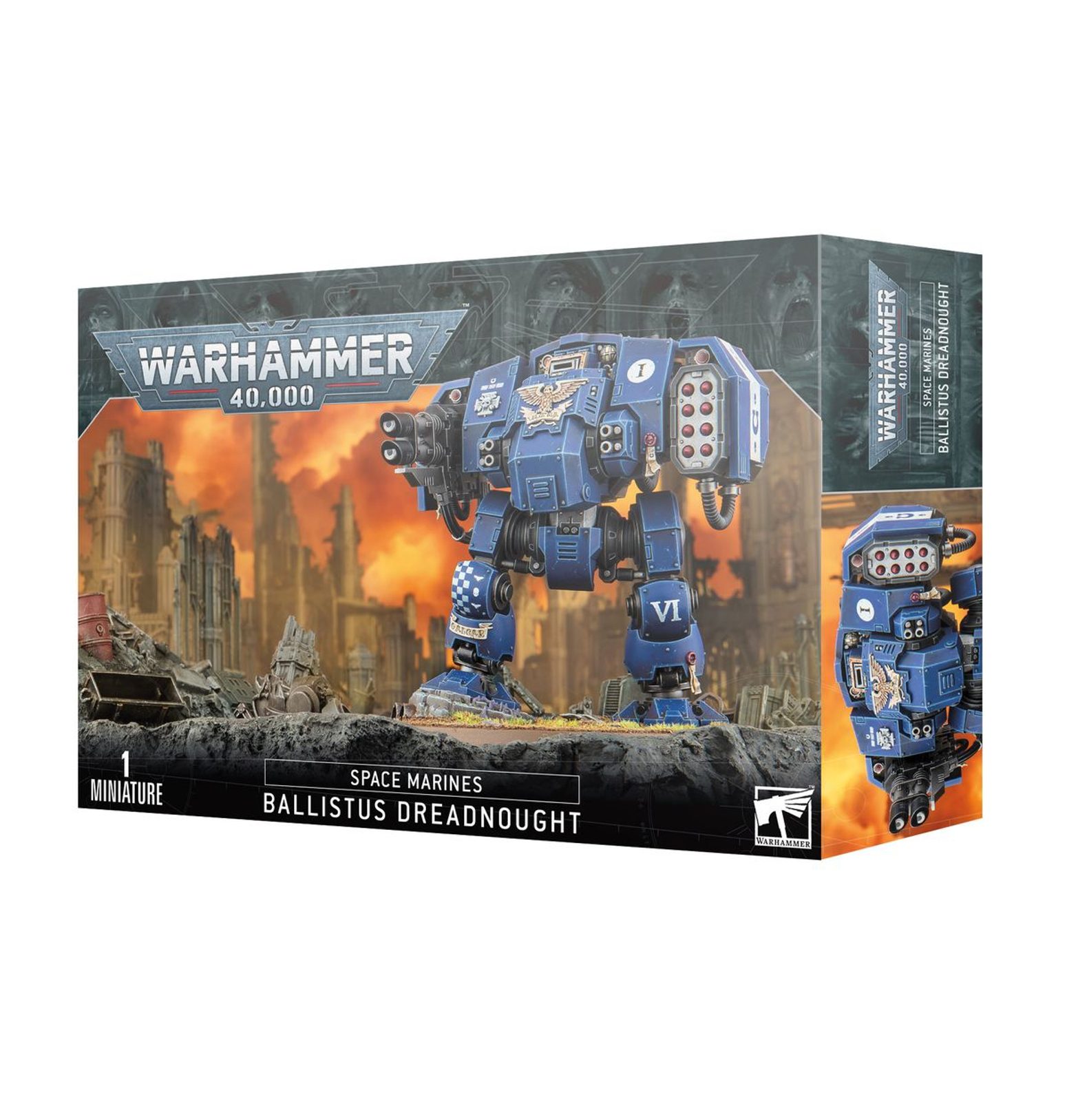 Warhammer 40k Space Marines Ballistus Dreadnought Wulflund