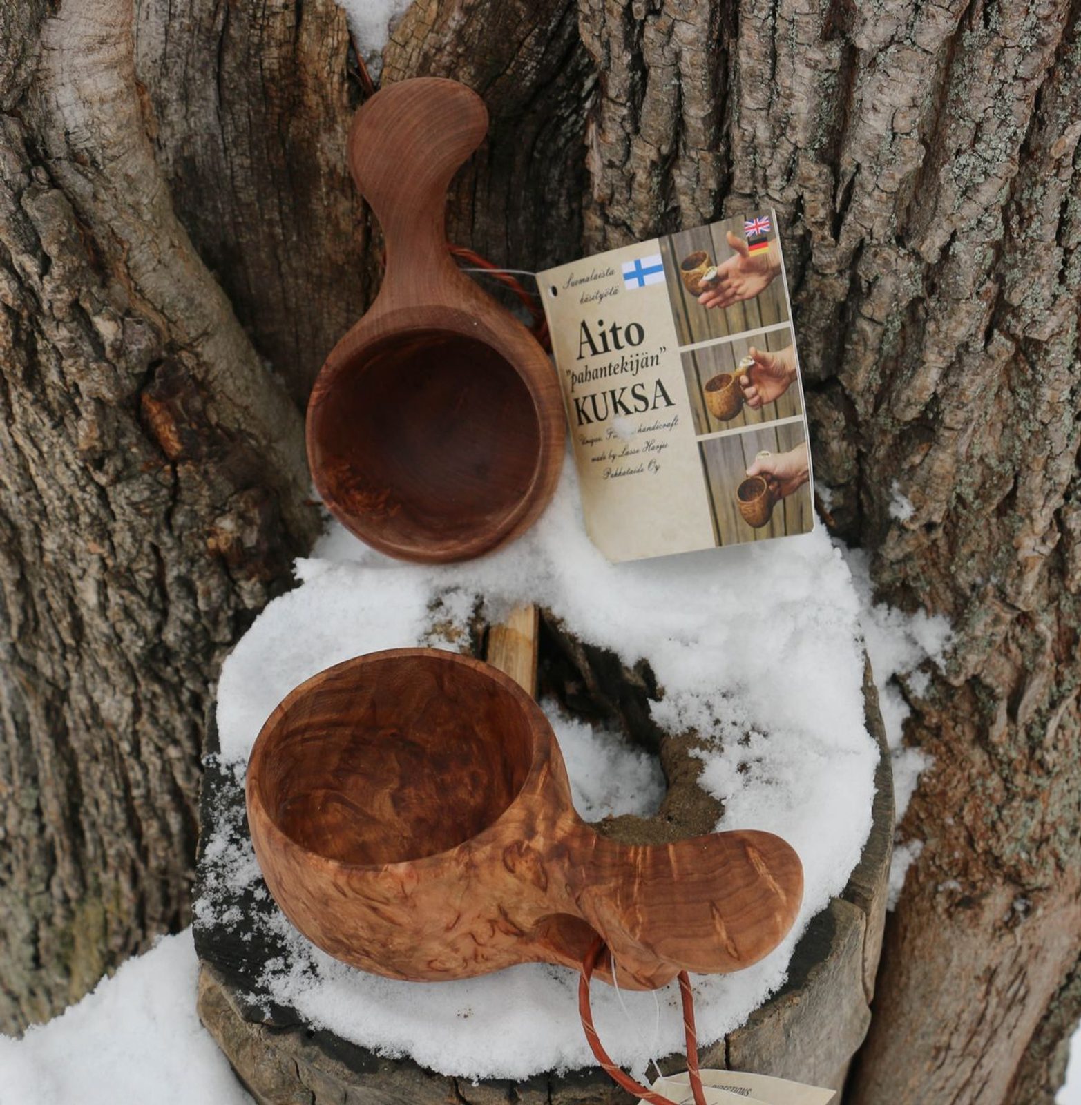 KUKSA, Pahkakuksa, birch bowl from Lapland Wulflund