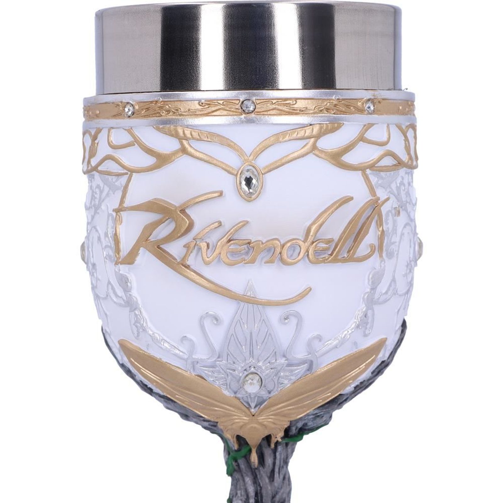 Nemesis Now B5895V2 Officially Licensed Lord of The Rings Sauron Goblet,22.5 cm,Grey