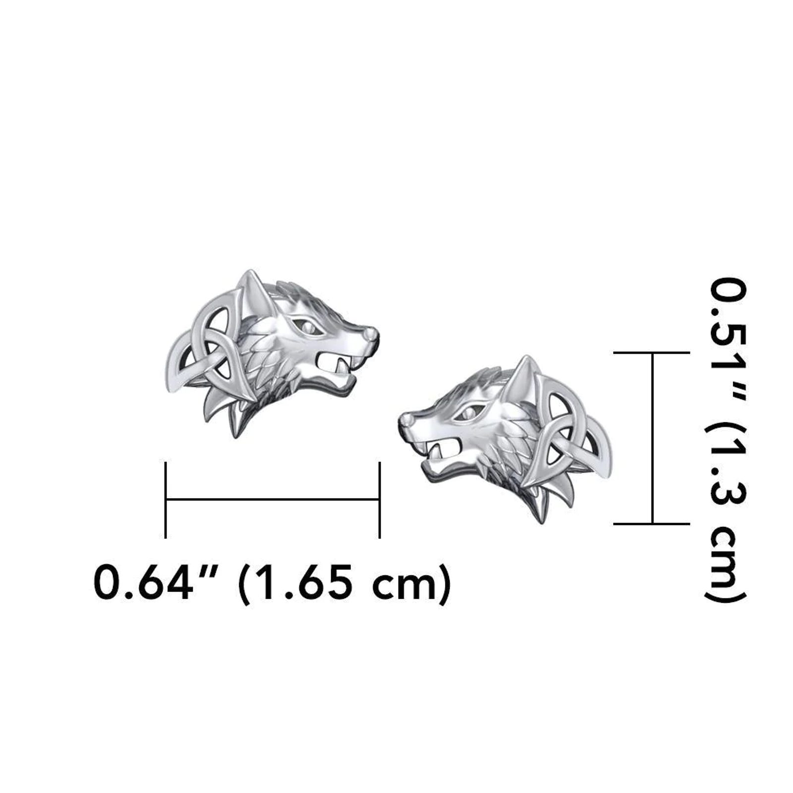Wolff Jewelry Shine Heart Earstud - Sølvfarvet main image 0