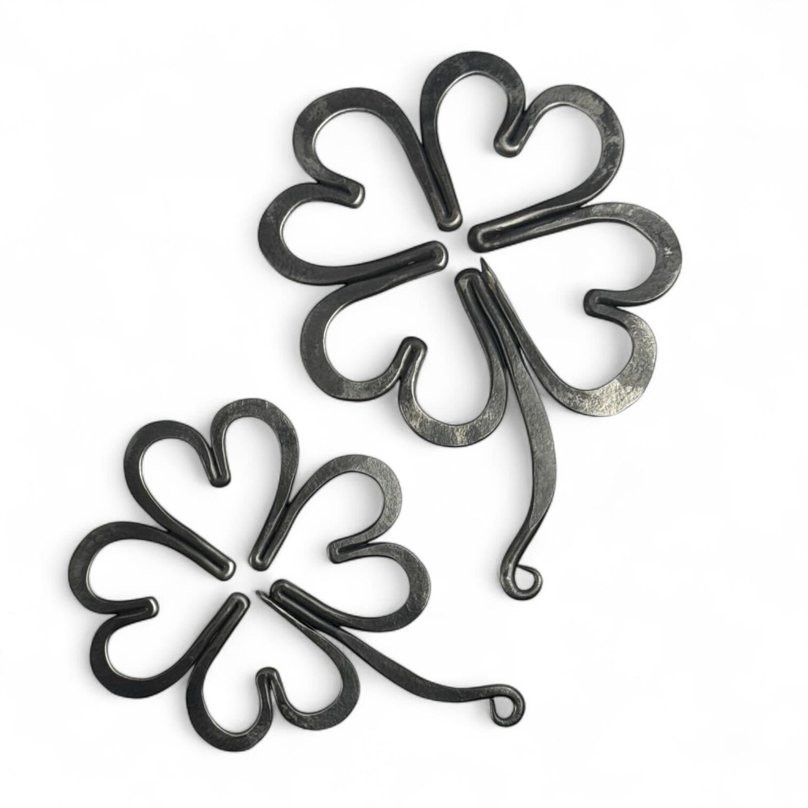 Four-leaf clover for luck, forged - large Wulflund