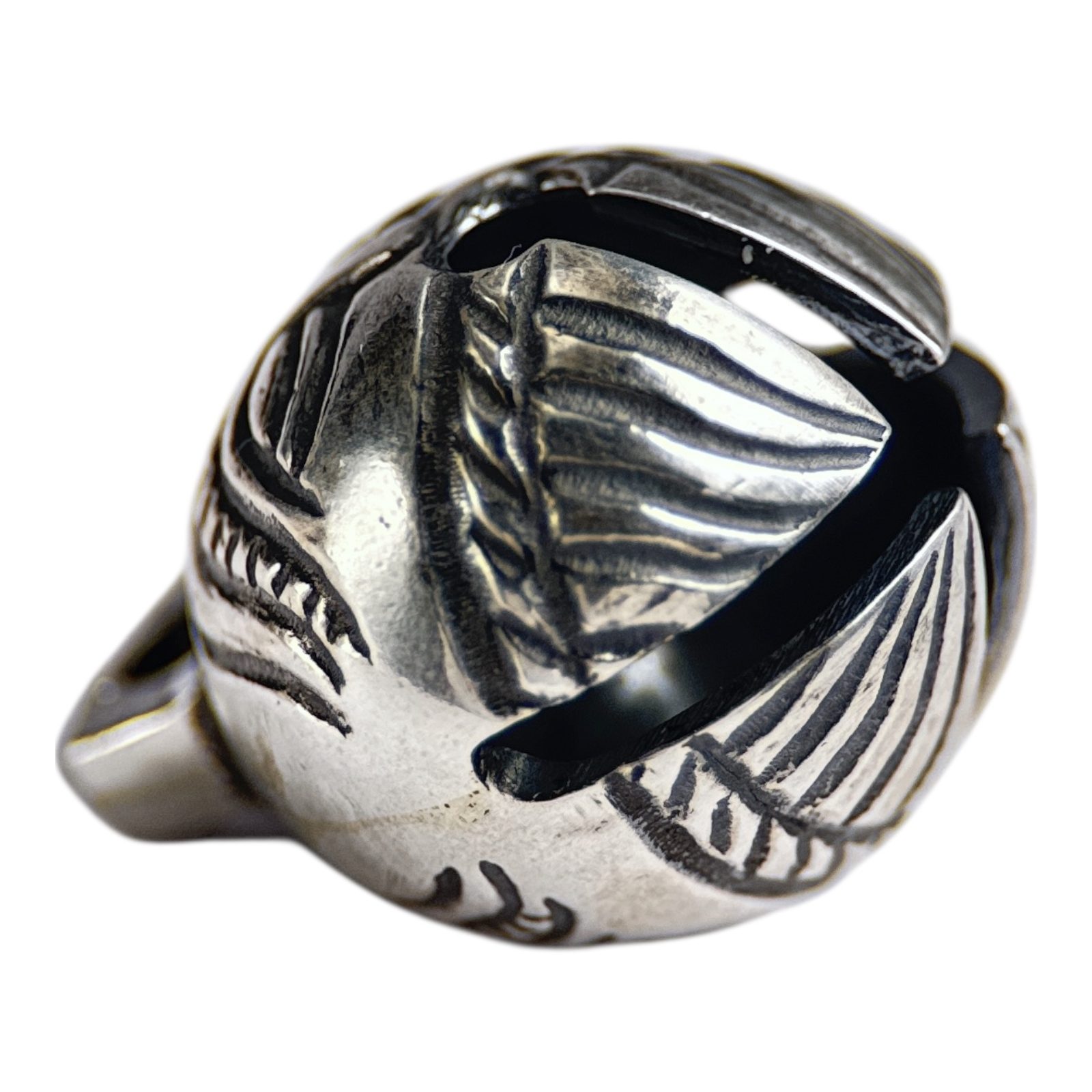 【Balnya The World】Silver Creek Trad Balinese Women's Sterling Silver Handcrafted Wide Band Ring