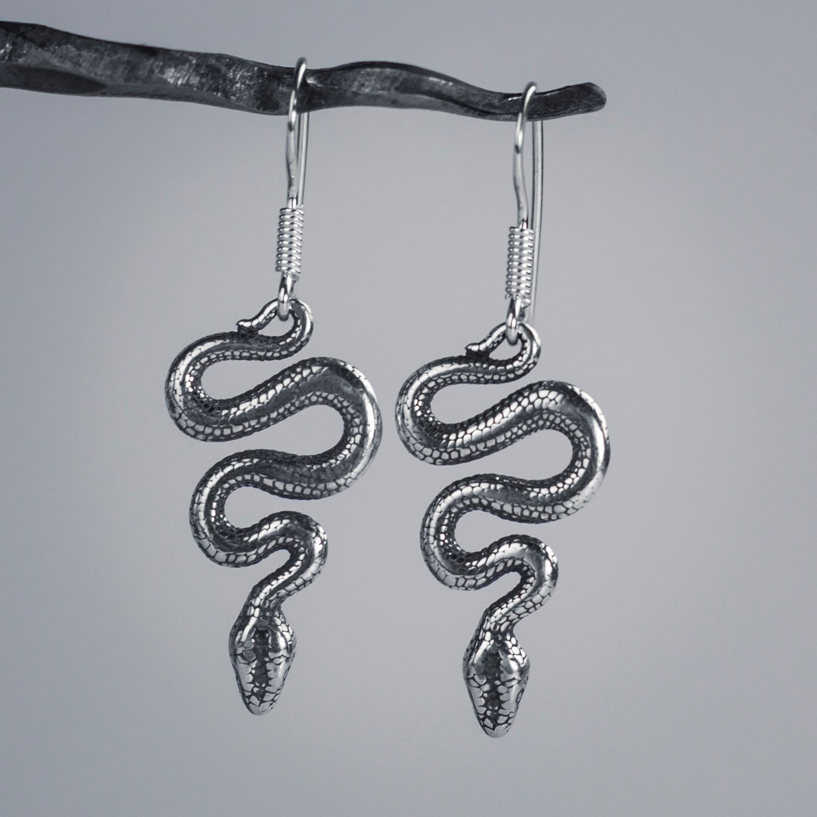 Boucles d'oreilles Scorpius Argent