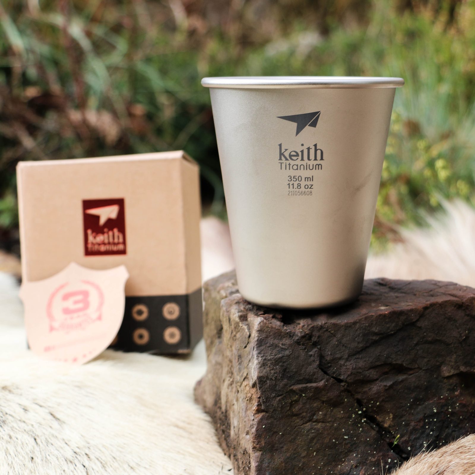 Ti9001 Titanium Beer Cup KEITH Wulflund