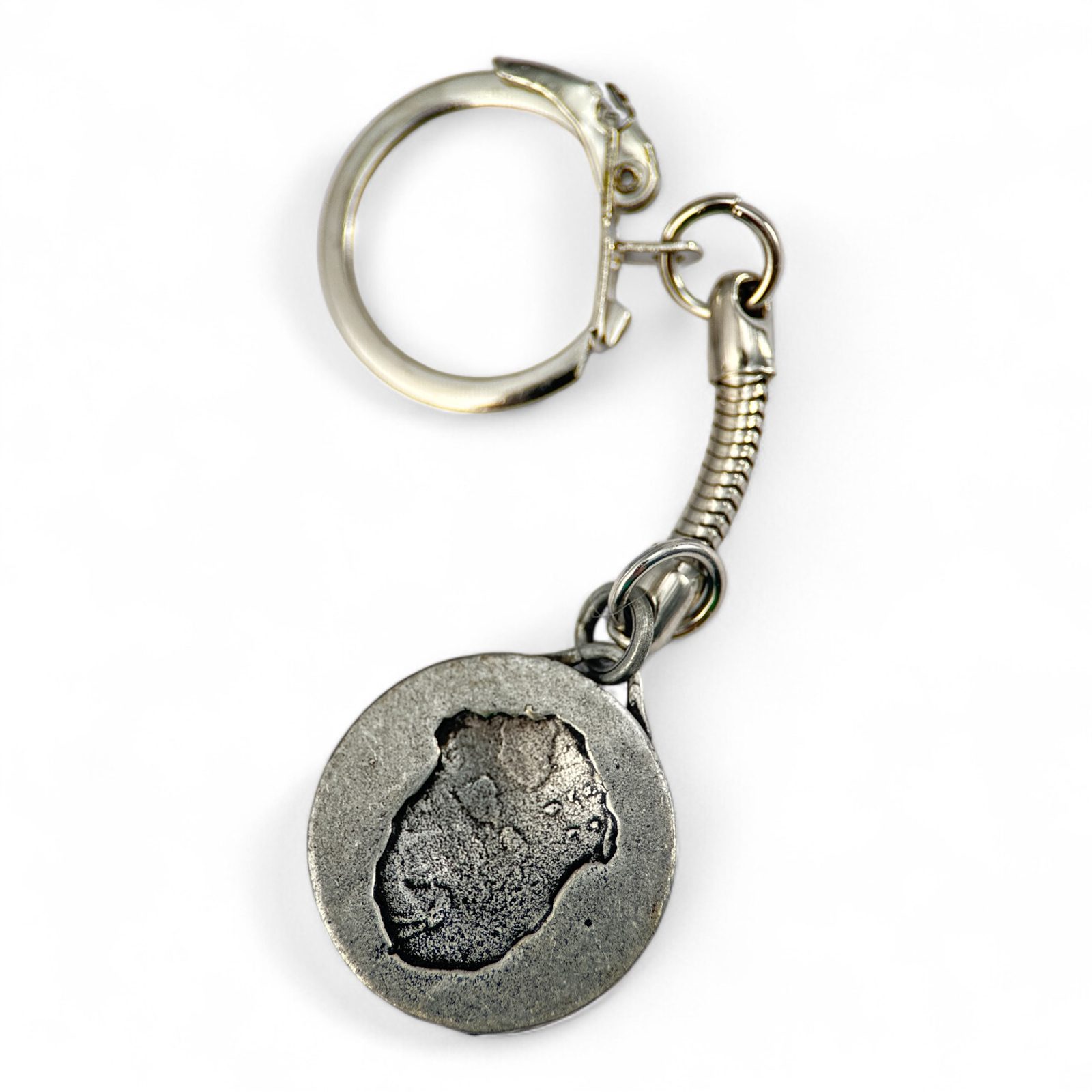 Zeus, Greek God, key ring zinc antique silver Wulflund