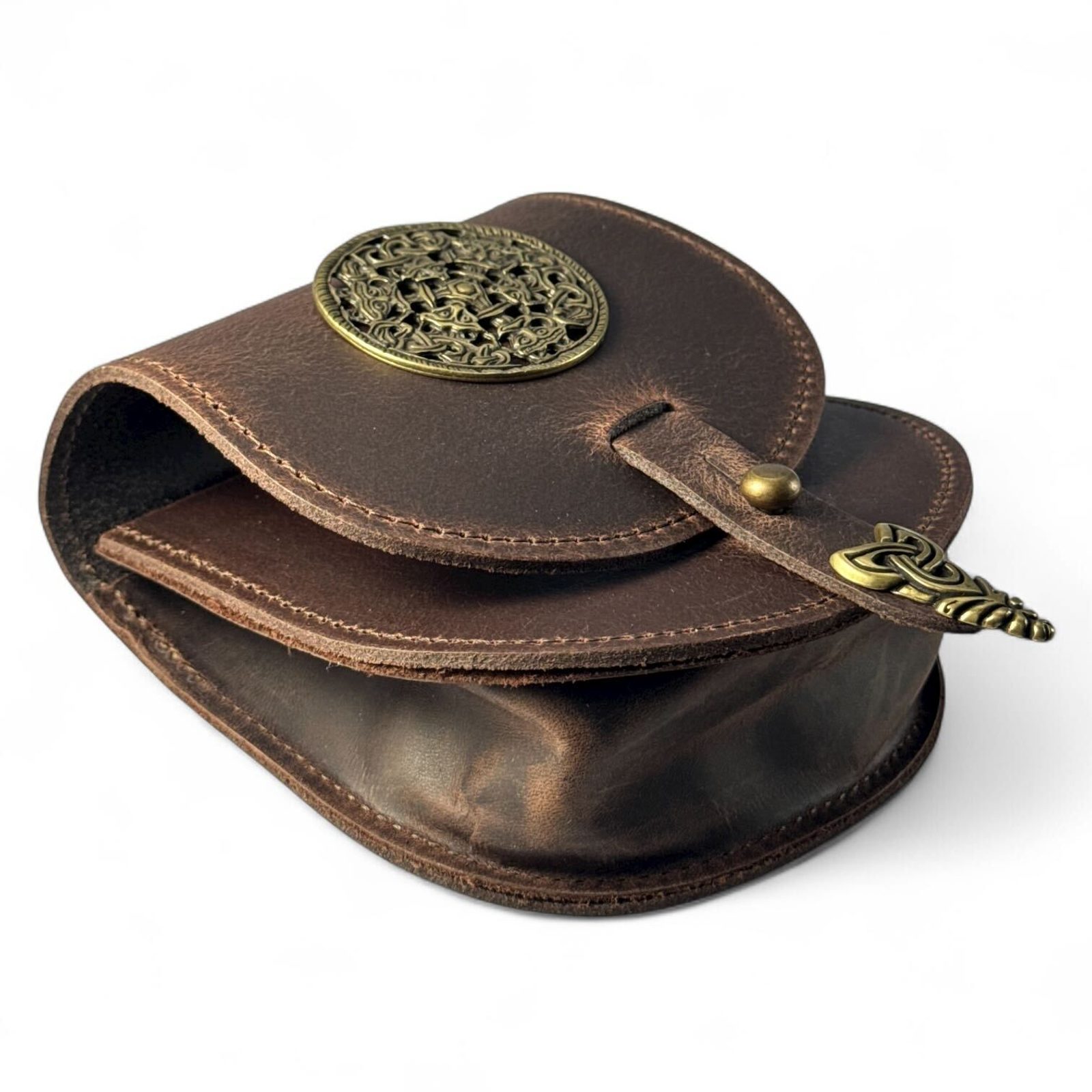 Tarsoly - Viking Borre, leather bag Wulflund