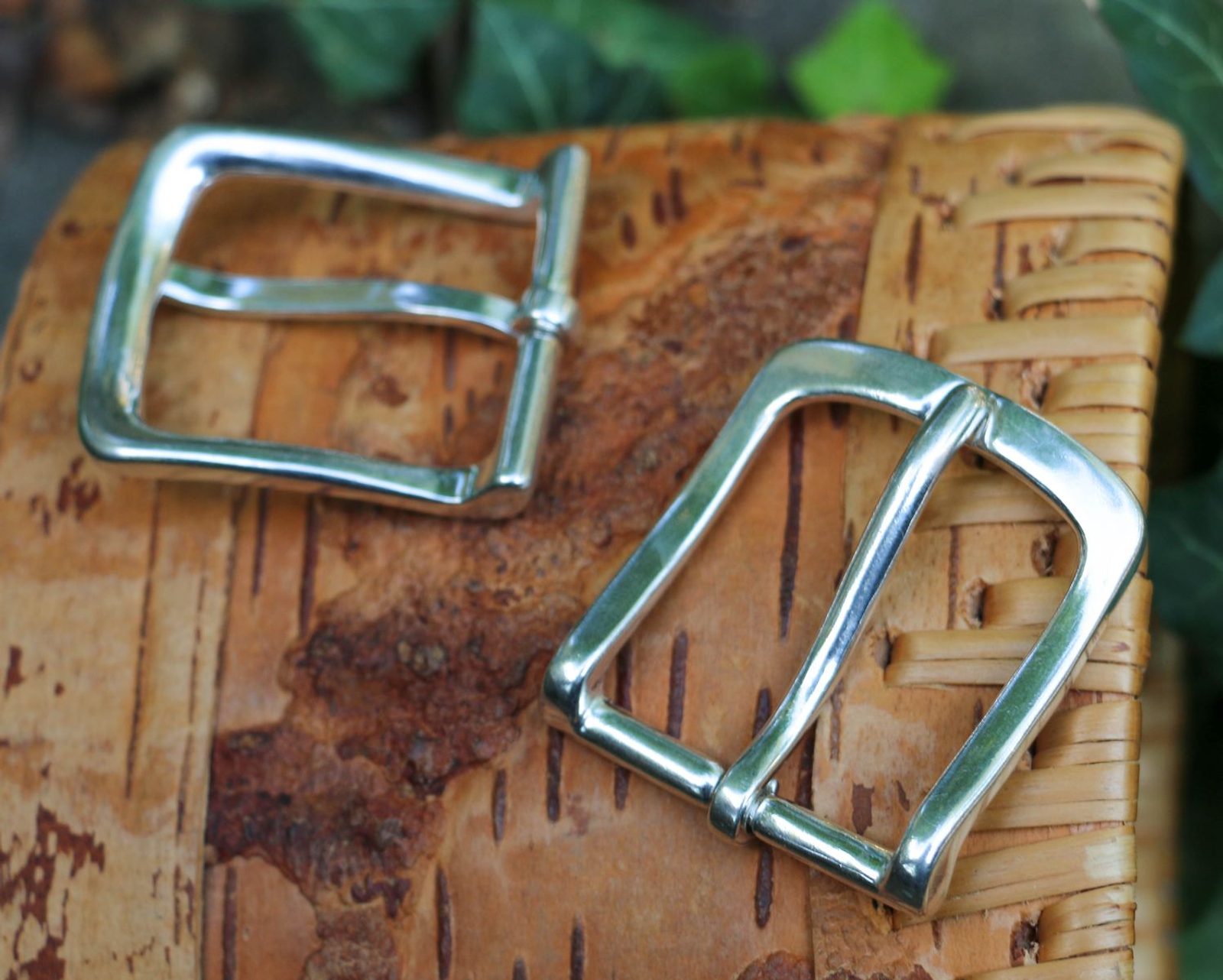 Luxury Buckle for Executive Belts, silver Wulflund