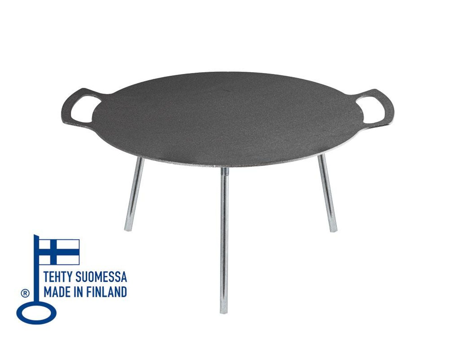 Griddle Pan 38 cm with legs Muurikka, Finland Wulflund