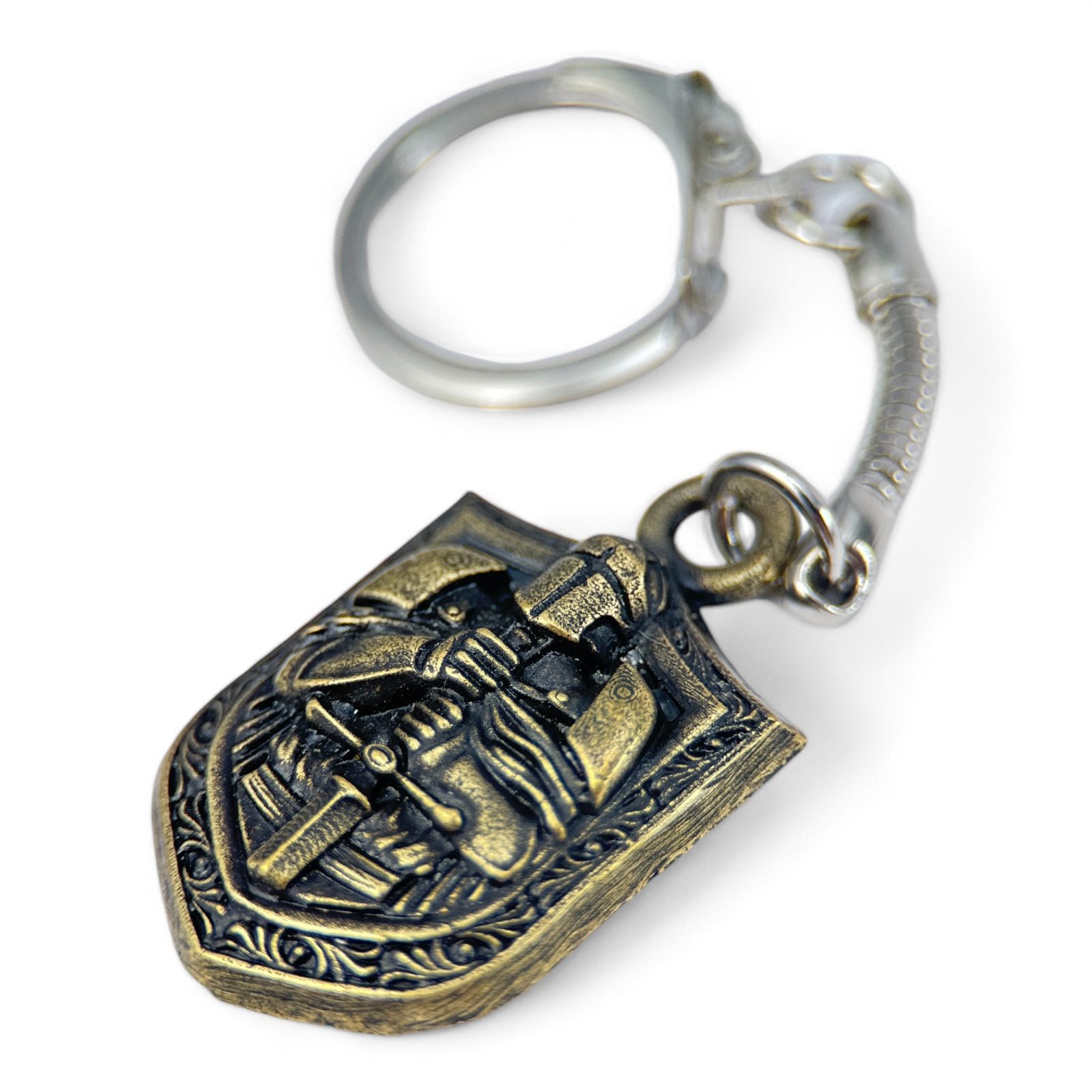 Porte-clés Médiéval Kutsche En Métal Argenté - Pendentif Charm, Neuf Avec étiquettes