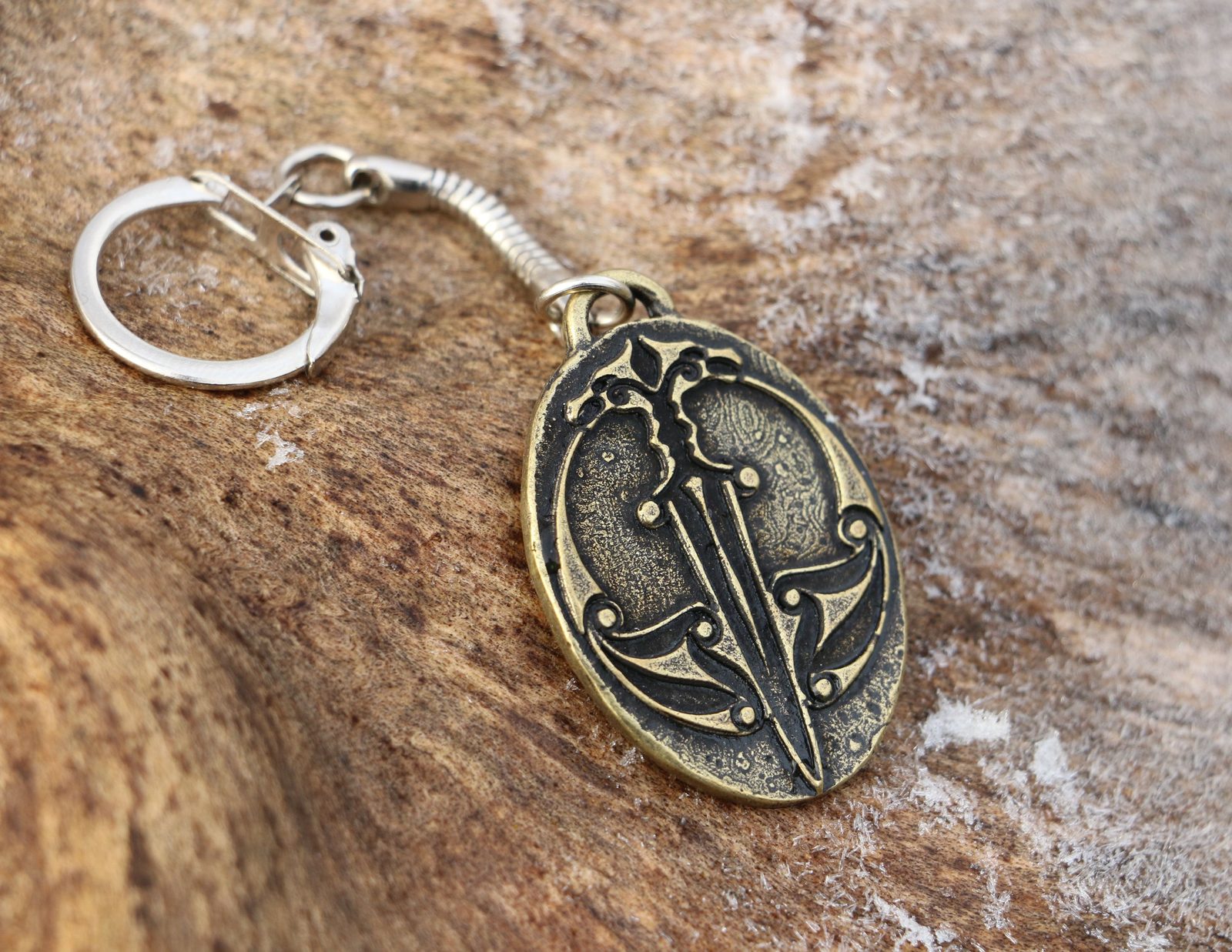 WULFLUND - key ring, zinc Wulflund