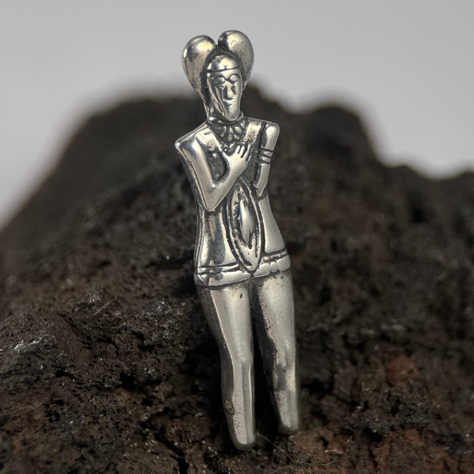 Celtic Warrior, Prince of Glauberg, silver pendant Wulflund