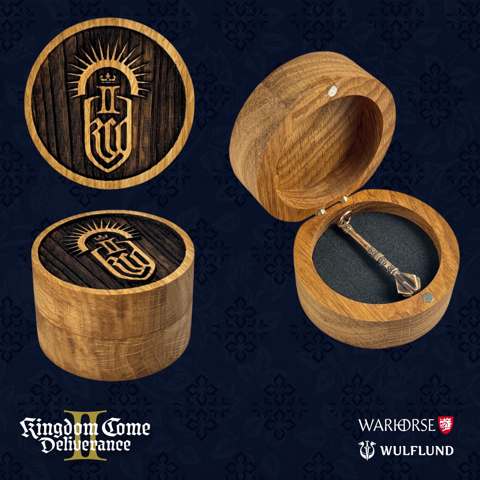 Kingdom Come: Deliverance II, oak wood jewellery box Wulflund