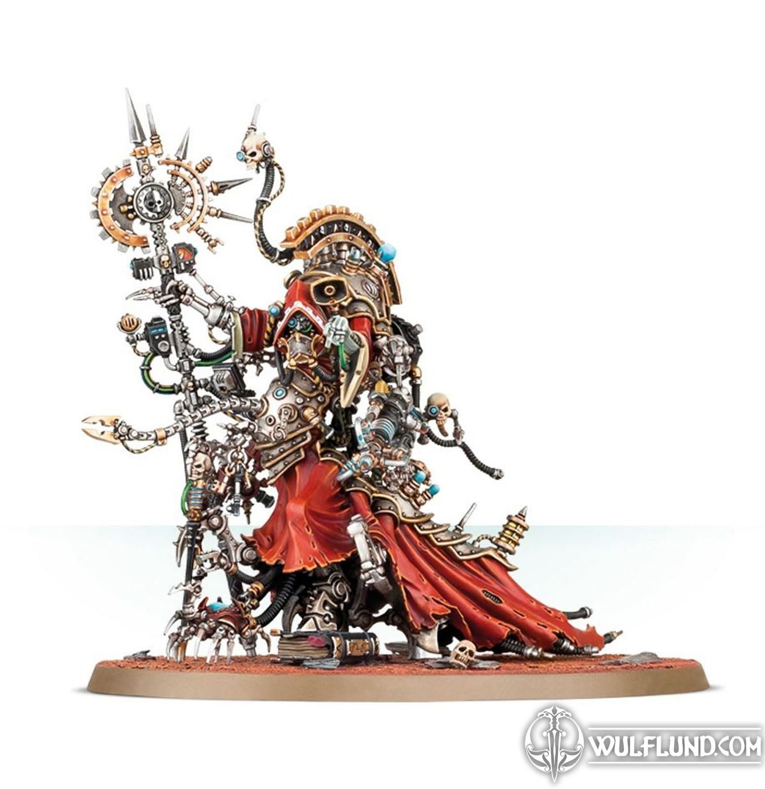 Warhammer 40k – Adeptus Mechanicus Belisarius Cawl – Kit Figurine 42 Pièces – Base Ovale 105x70 Mm