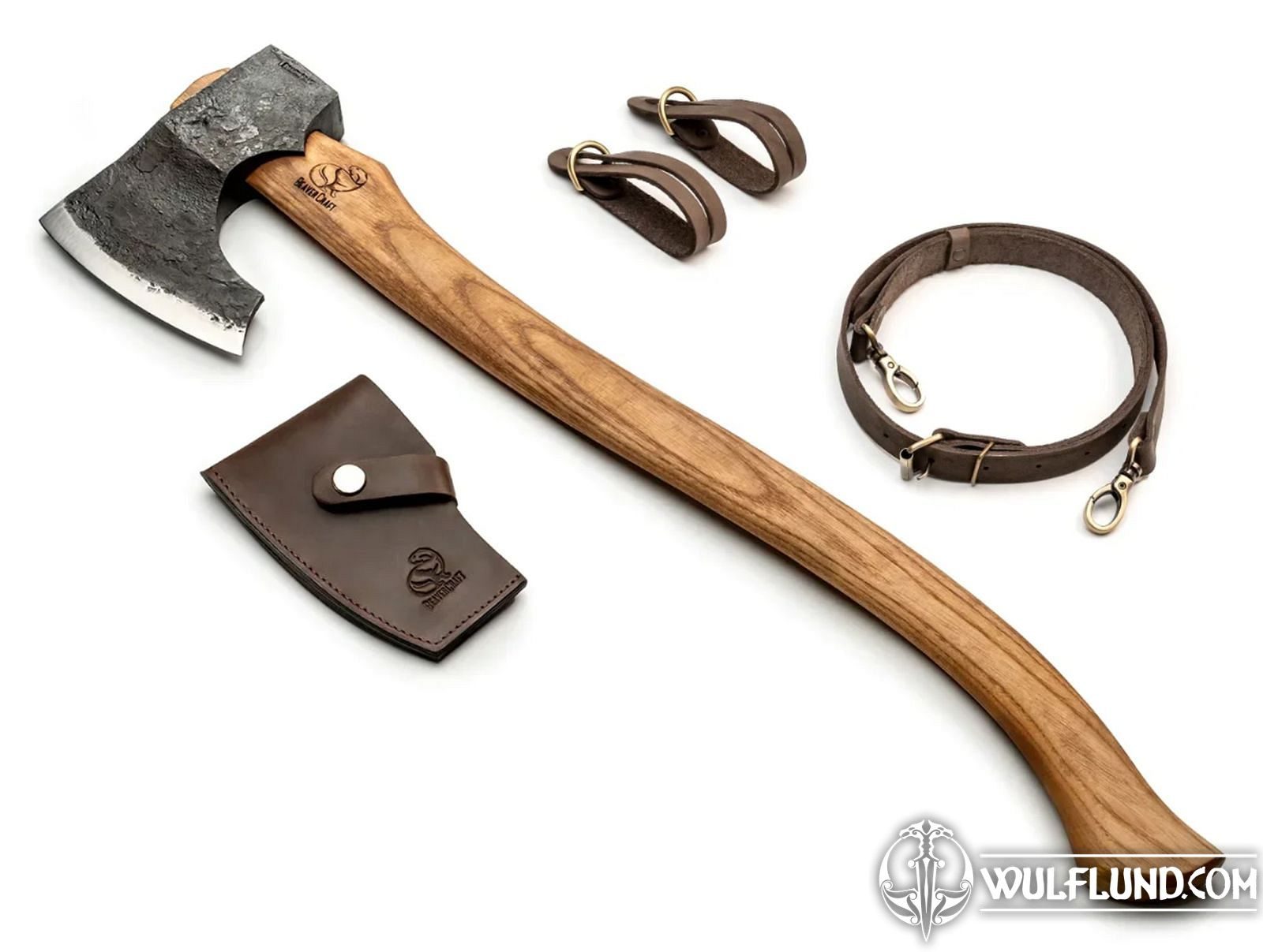 Hache D'abattage Forestière BeaverCraft AX4 – Manche Frêne, Acier Carbone – NEUVE