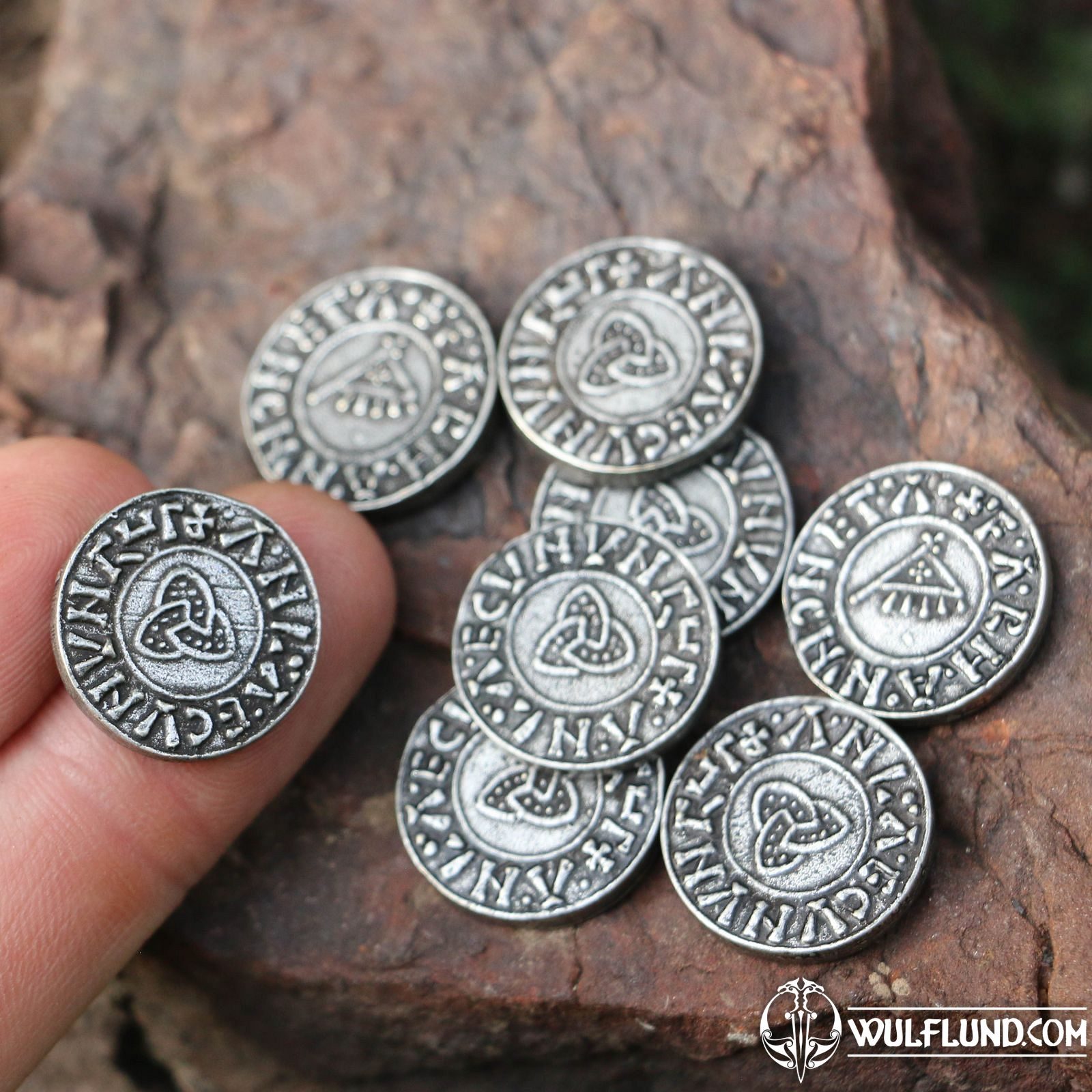 SIHTRIC II., Northumbria, approx. 940 Viking coin replica, zinc ...