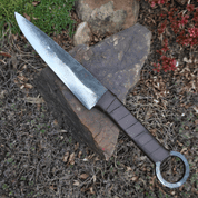 HIBERNIA CELTIC KNIFE, BROWN - KNIVES