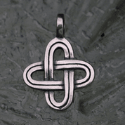 SIMPLE KNOT, SILVER PENDANT - PENDANTS