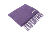 RICH PURPLE LAMBSWOOL SCARF - WOLLDECKEN UND SCHALS AUS IRLAND