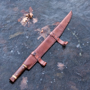 SEAX OF BEAGNOTH, RUNES, LEATHER SHEATH - SAEX KNIVES, SCRAMASAX