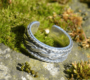 BAGUE NORDIQUE À TRESSE EN ARGENT 925 - ANNEAUX