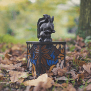 ART DECO SQUIRREL IN THE FOREST - TABLE LIGHT - TISCHLAMPEN