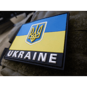 JTG - UKRAINE FLAG PATCH, FULLCOLOR 3D RUBBER PATCH - MILITARY PATCHES