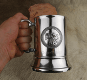 GAME OF THRONES STAINLESS STEEL STEIN STARK - GAME OF THRONES - HRA O TRŮNY