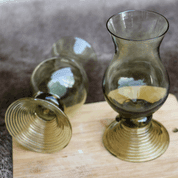 RUM GLASSES, GREEN FOREST GLASS SET OF 2 - RÉPLIQUES HISTORIQUES DE VERRE