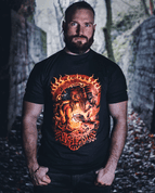 SVAROG HEAVENLY BLACKSMITH, SLAVIC GOD OF FIRE MEN'S T-SHIRT COLORED - T-SHIRTS PAÏENS