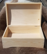 WOODEN CHEST, PINE - WOODEN STATUES, PLAQUES, BOXES