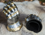 HOURGLASS GAUNTLETS WITH BRASS - ARMOR PARTS