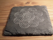 SUN SLATE COASTER - DÉCOR DE JARDIN