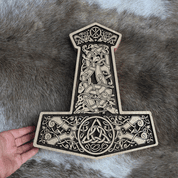 MJÖLLNIR - RUNES FUTHARK SET ET COFFRET CADEAU MARTEAU DE THOR - RUNE