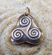 TRISKEL CELTIC PENDANT FROM BRONZE - PENDANTS, NECKLACES